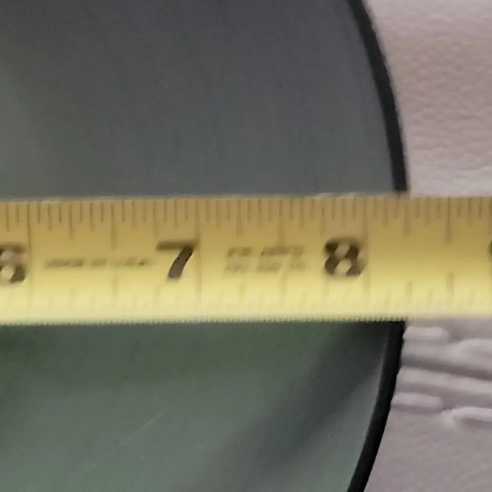 Thomson Pottery‎ Salad Plates Dark Green Inside Black Outside Vintage Set of 3